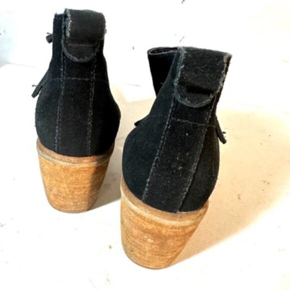 Dolce Vita Black Booties Boots EUC 8.5 ankle Anthro ANthropologie - Picture 6 of 11